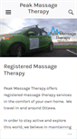 Mobile Screenshot of peakmassagetherapy.com